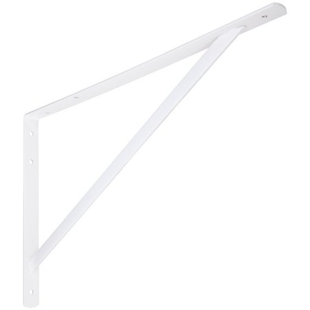 NATIONAL HARDWARE Bracket Shelf White 20In N260-604